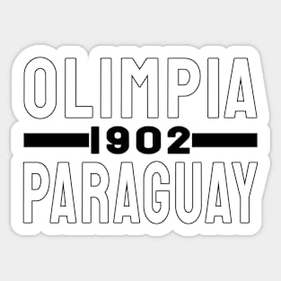 Olimpia Paraguay 1902 Classic Sticker